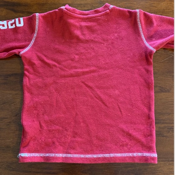 Eddie Bauer Boys Red Waffle Long Sleeve Shirt, size 3T - Picture 5 of 6